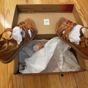 Comfortiva Tan Sandals for Women